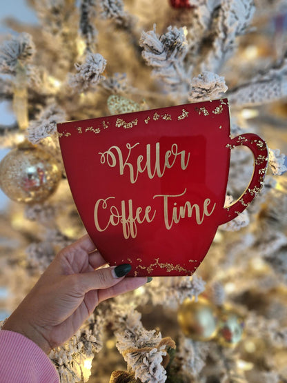 Coffee time mug (PUEDES PERSONALIZARLA.)